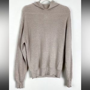 Aritzia Wilfred Montpellier sweater taupe tan small S